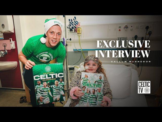 Celtic FC made their annual Christmas visit to Glasgow Children’s Hospital (02/12/24)