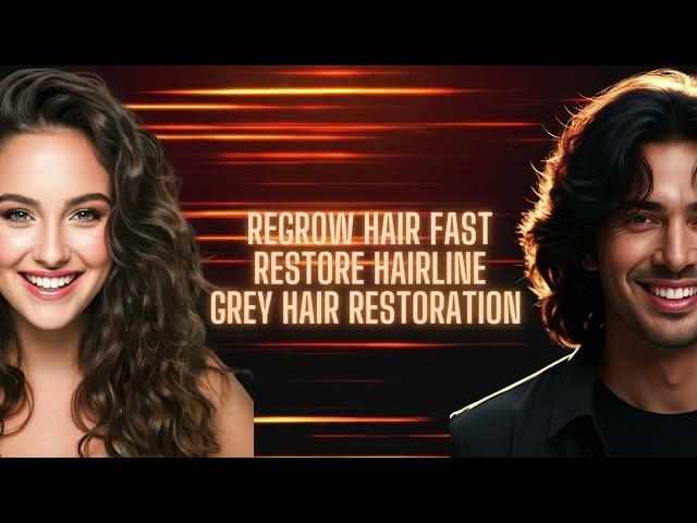 Scalp & Hairline Restoration: Regrow Hair,Restore Hairline,Grey Hair Restoration  V2 (Morphic field)
