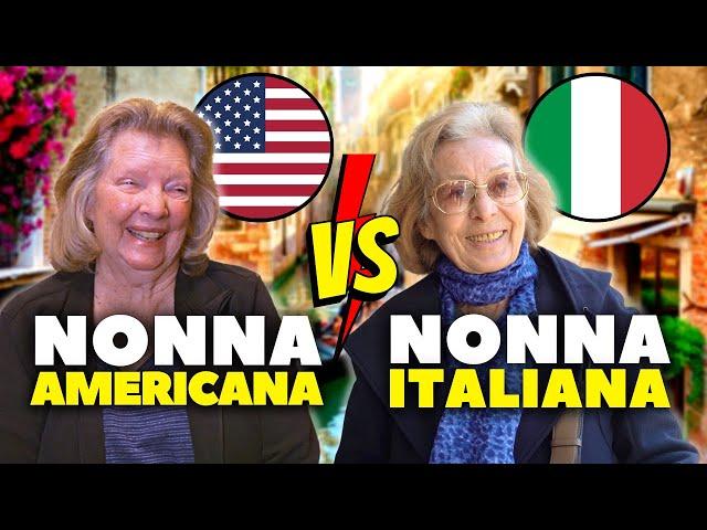 AMERICAN GRANDMA vs. ITALIAN GRANDMA: Life tips and hot questions [with subtitles]