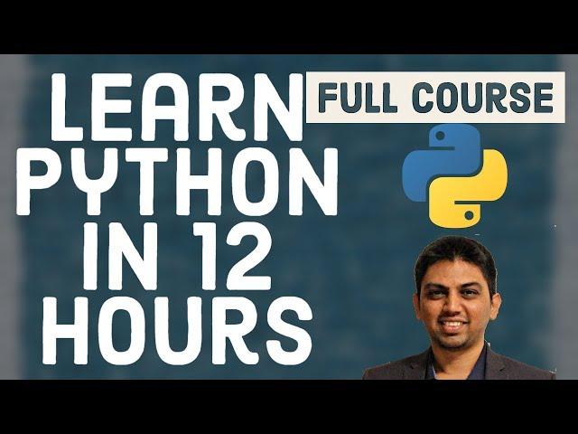 Python Tutorial for Beginners - Full Course in 12 Hours - Python Mega Course