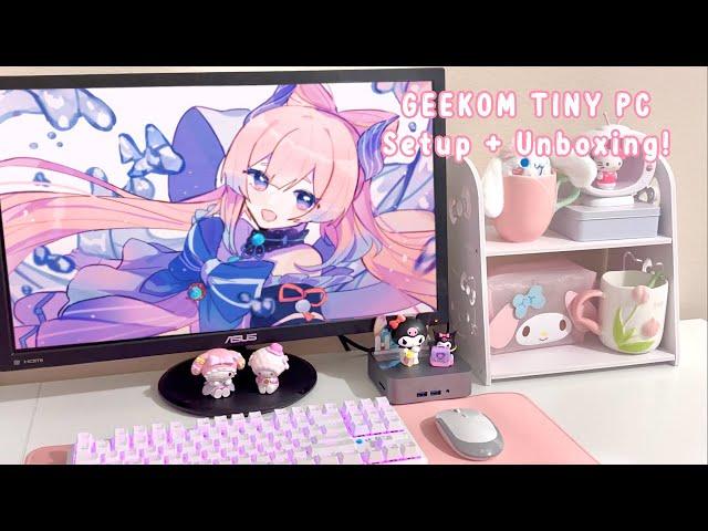 TINY PC setup + unboxing! | ASMR | GEEKOM GT13 Pro mini | applefrog