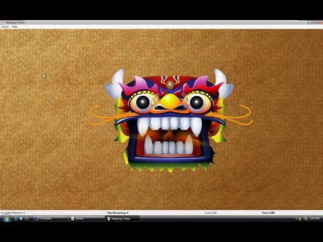 Mahjong Titans UNUSED official winning animation (Windows Vista Pre-Beta 2 build 5270)