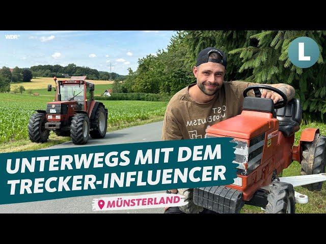 Wenn die Trecker-Liebe zum Job wird: Frederic Bröcker on Tour mit seinem alten FIAT | WDR Lokalzeit