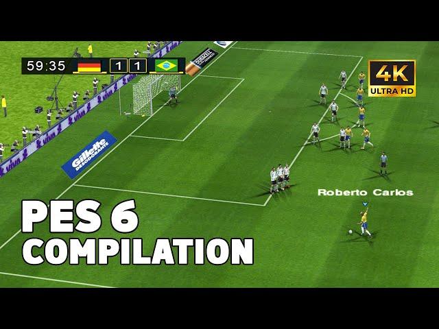 PES 6 Gameplay Compilation | International Football | 4K