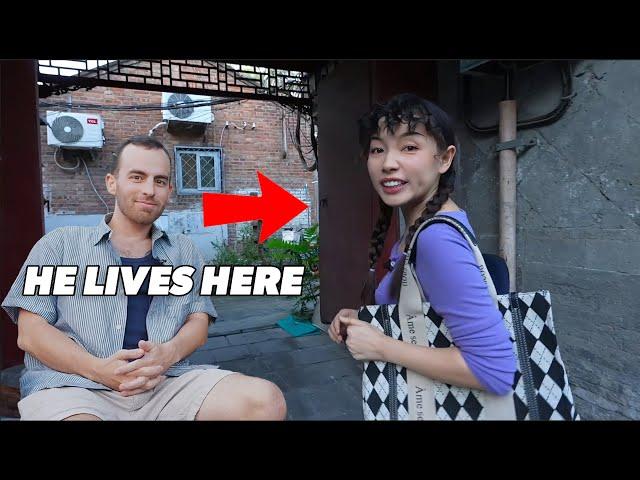 Living in Beijing Ancient Neighborhood for $1300 | Hutong House Tour