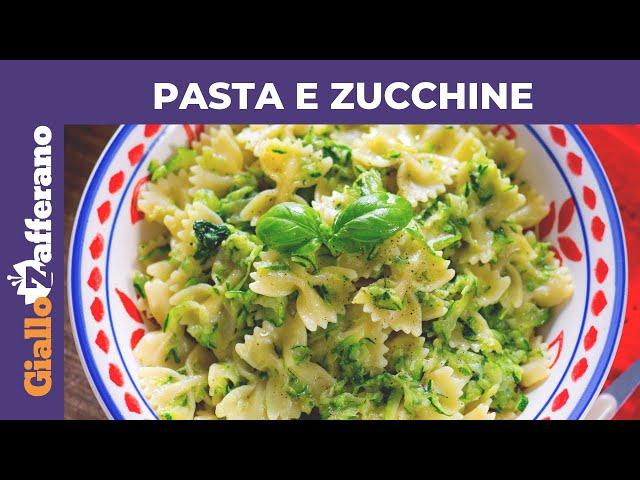 QUICK ZUCCHINI PASTA: healthy Italian recipe