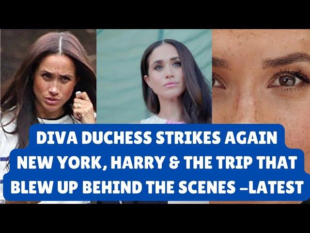 DIVA DUCHESS & HOW NEW YORK ALMOST BLEW UP - HERE IS WHY #meghan #meghanmarkle #princeharrry