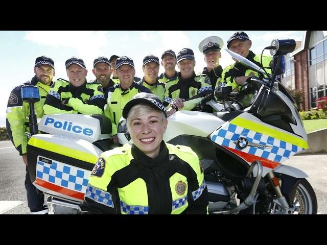 Six Tasmania Police officers vie for ticket as unrestricted motorcyclists