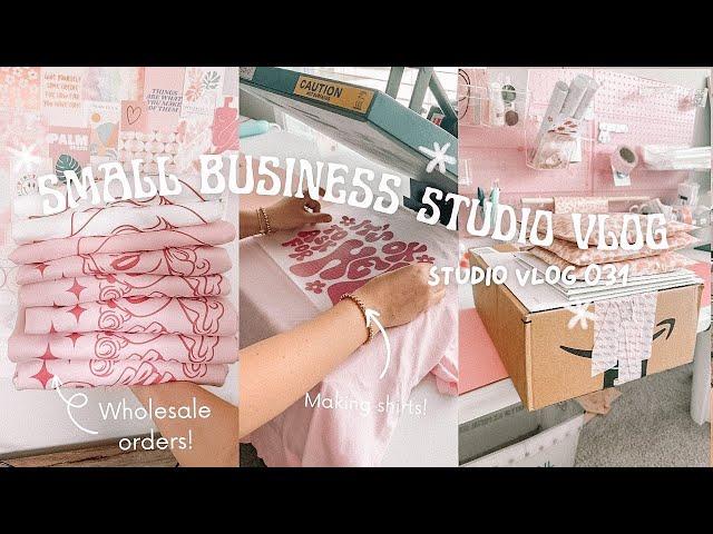 Day in the Life of a Small Business Owner, ASMR Packing Orders, Studio Vlog 031