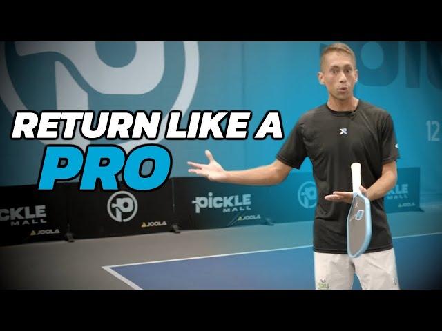 Return Pickleball Serves Like a Pro by Using the 3 T’s! Target, Technique, and Timing!