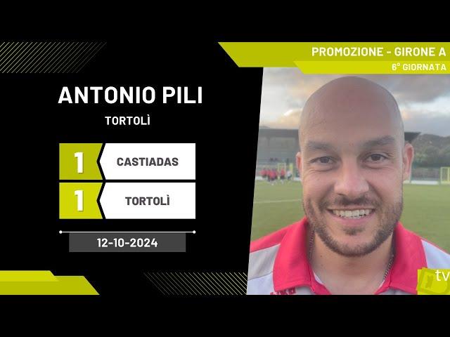 Antonio Pili centrocampista Tortolì 12-10-2024 - Diario Sportivo