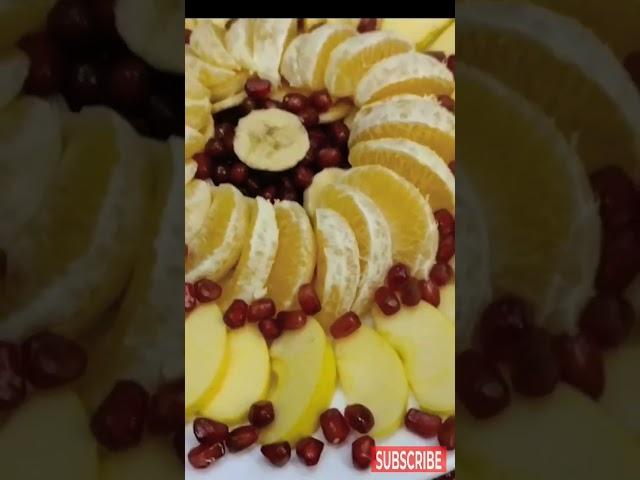 #subhanallah  please Subscribe ️ Fruit platter video by #cooking with Ume Wafa