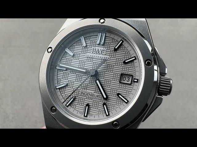 IWC Ingenieur Titanium Rhodium Dial IW3289-04 – The Ultimate Lightweight Sports Watch?