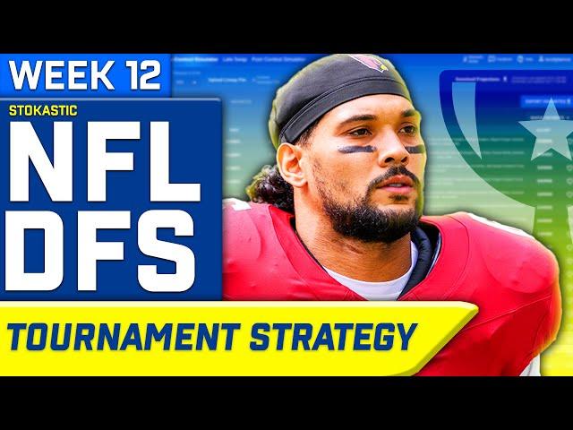 NFL DFS Sims Tournament Strategy Week 12 | NFL DFS Strategy