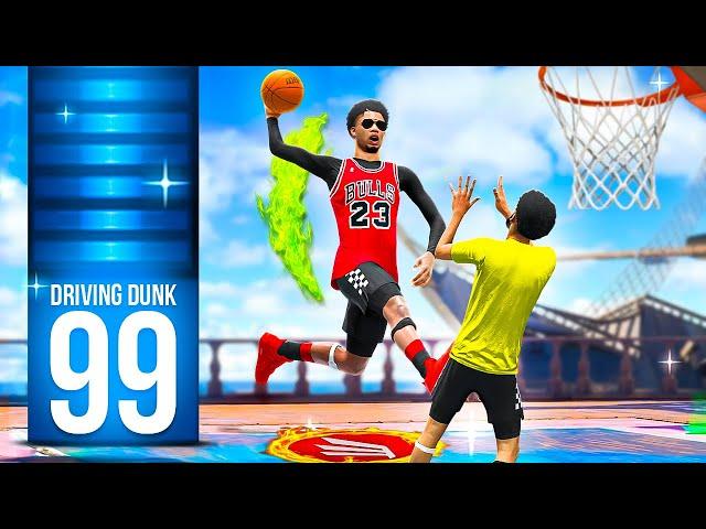 99 DRIVING DUNK + DUNK METER is BROKEN in NBA 2K25