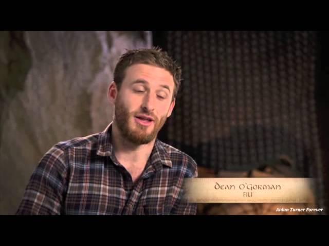 Aidan Turner & Dean O'Gorman The Hobbit Auditions