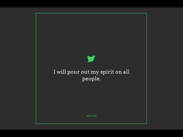 Maurice Cabirac:  I Will Pour Out My Spirit on All Flesh