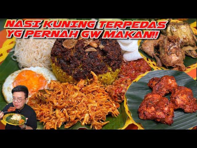 GAK AKAN NYANGKA.. BISA KEPEDESAN MAKAN NASI KUNING DALAM GANG INI!!