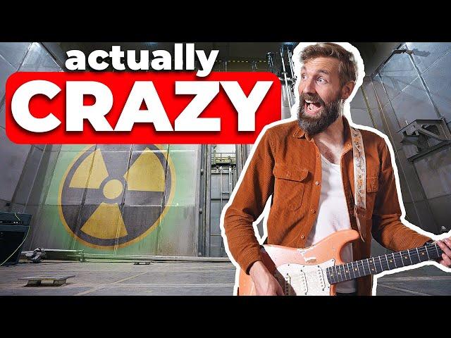 Playing Guitar In A Nuclear Power Plant (sounds BEAUTIFUL!)