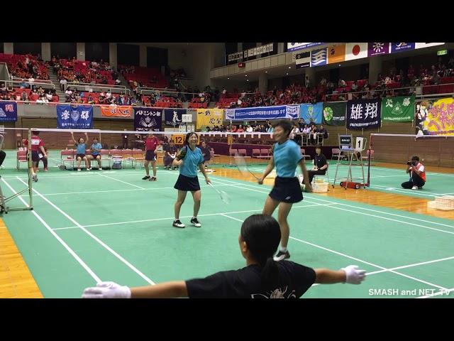 【全国中学校2019】女子団体戦 決勝ラスト