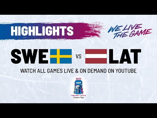 Highlights | Sweden vs. Latvia | 2023 #IIHFWorlds