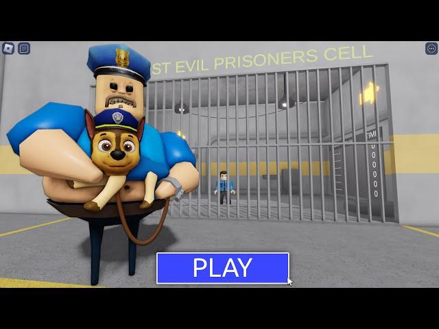 PAW PATROL WITH BARRY! PRISON RUN #roblox #obby