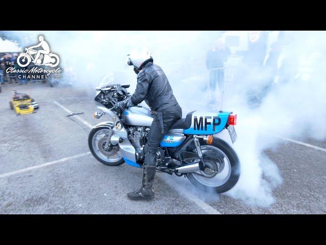 Mad Max replica bike - Jim Goose's MFP Kwaka Z1000 - quick look & start-up