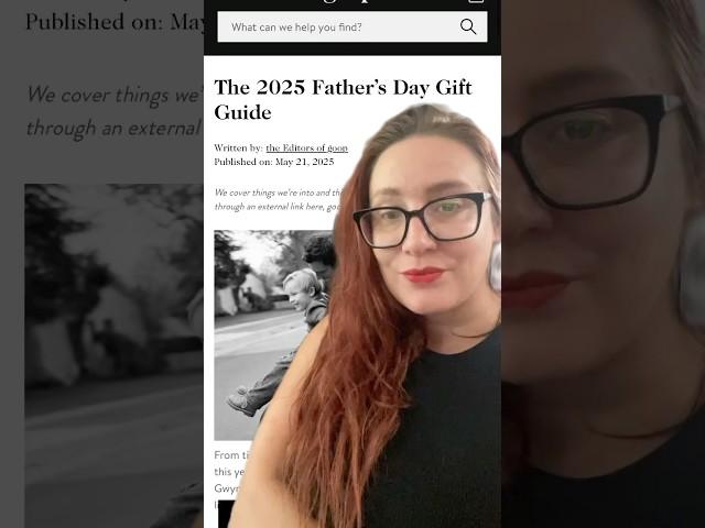 My dad got a phone call #fathersday #goop #stupidrichpeoplefashion #richpeople #funny #wtf