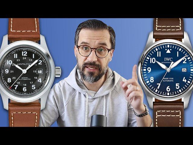 Hamilton Khaki Field and IWC Mark XVIII long term review and comparison