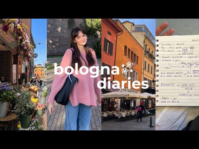 48h vlog | spring in bologna, university life abroad & italian learning journey