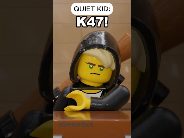 When you ask the Quiet kid #lego