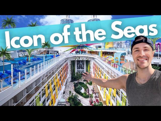 Boarding the World's LARGEST Cruise Ship: Icon of the Seas!