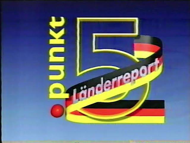 ARD: „Punkt 5 – Länderreport“ Fragment (09.03.1992)