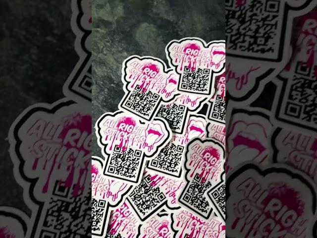 Allright Stickers - Pegatinas código QR