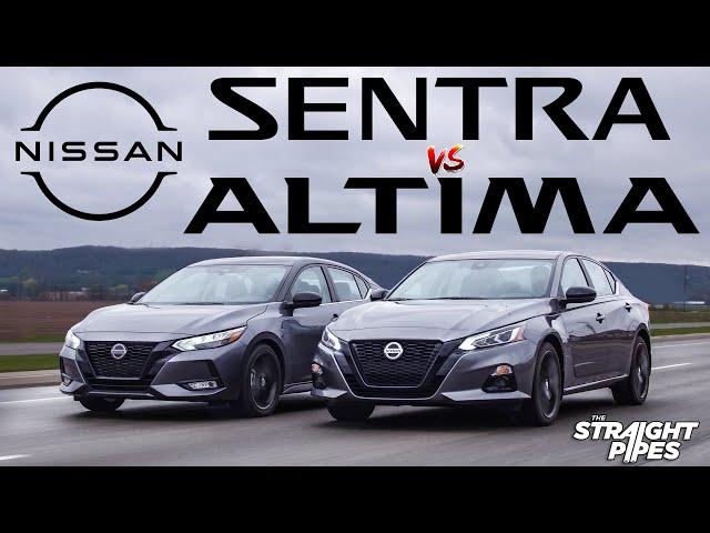 2022 Nissan Altima vs Nissan Sentra - Worth the $7k Difference?