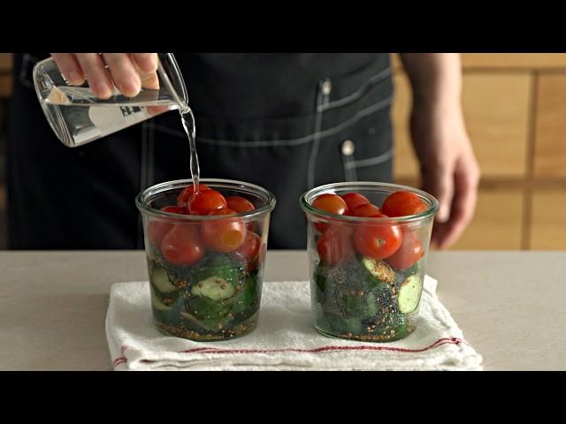 Make this tomato cucumber dish‼️ Eat it every day and you'll have healthy gut and skin