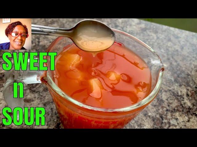 Sweet n Sour Sauce / Homemade Sweet n Sour Sauce recipe / Easy Sweet n Sour Sauce Recipe