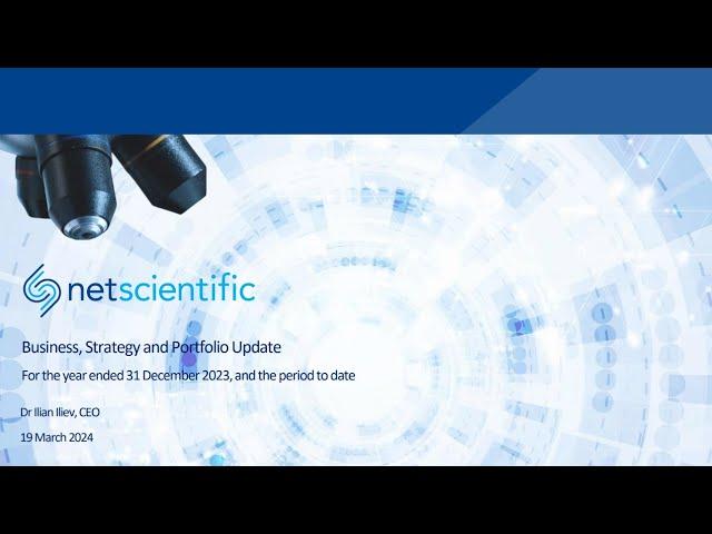 NETSCIENTIFIC PLC - Business and Portfolio Update