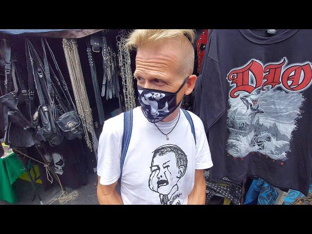 Movie t-shirts at El Chopo -- Mexico City's weekly heavy metal / punk street market