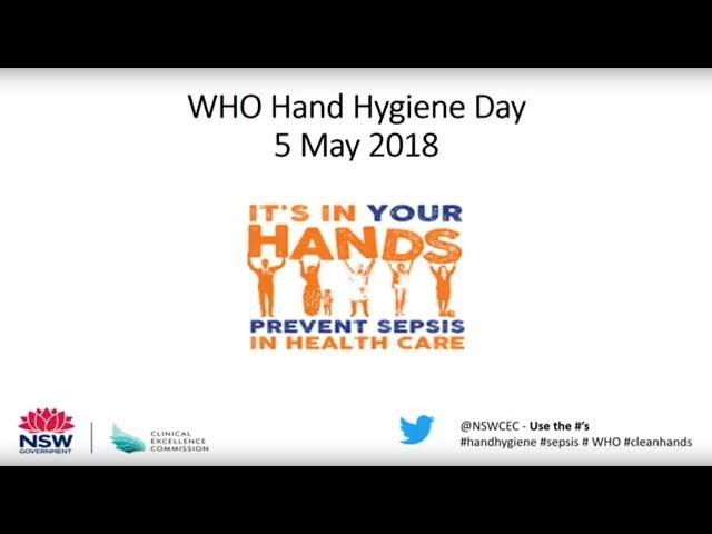 CEC – World Hand Hygiene Day May 5:  Prevent sepsis in health care – 2018 May