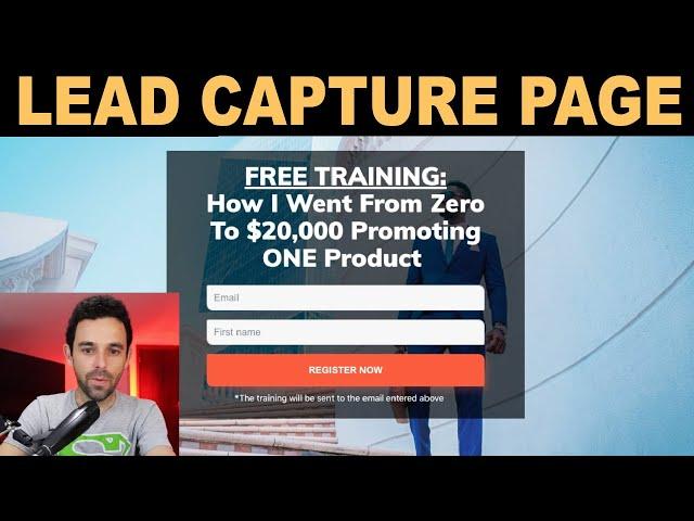 CREATE A LEAD CAPTURE PAGE IN 6 MINUTES [Step-By-Step]