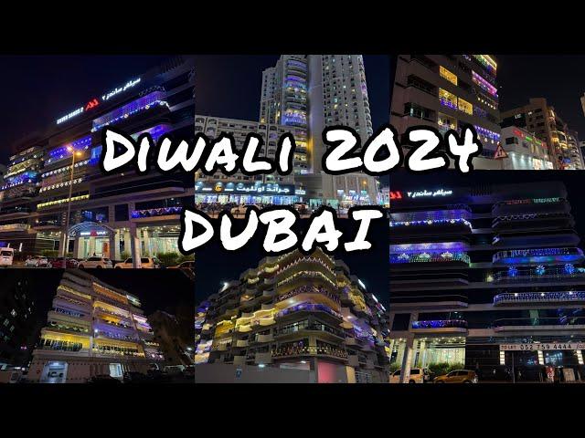 Diwali Celebration in Dubai 2024 | Beautiful Lights Decoration