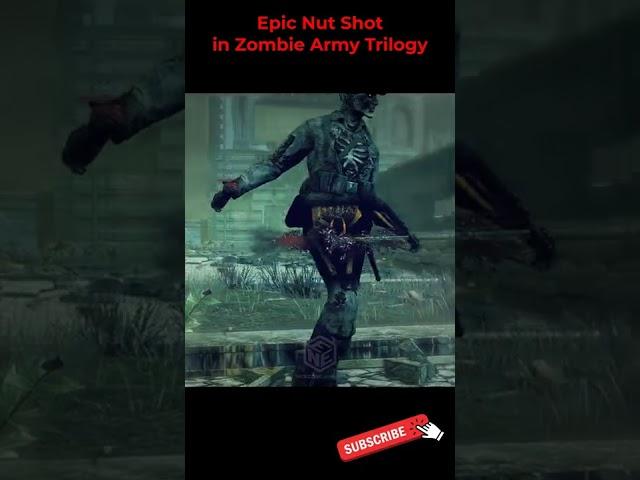 Epic Nut Shot in Zombie Army Trilogy #Shorts #ZombieArmy