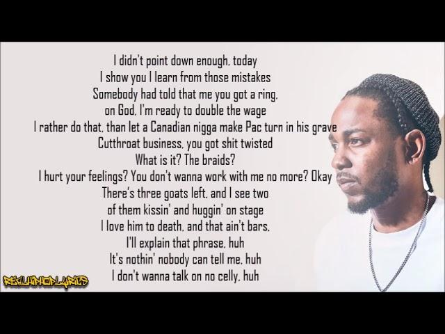 Kendrick Lamar - Euphoria (Lyrics)