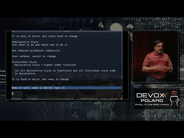 Refactoring from Imperative to Functional Style • Venkat Subramaniam • Devoxx Poland 2023