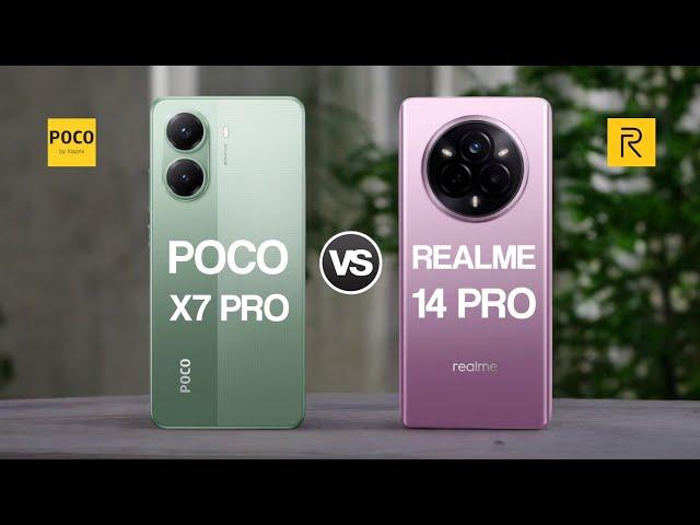 Poco X7 Pro 5G Vs Realme 14 Pro 5G