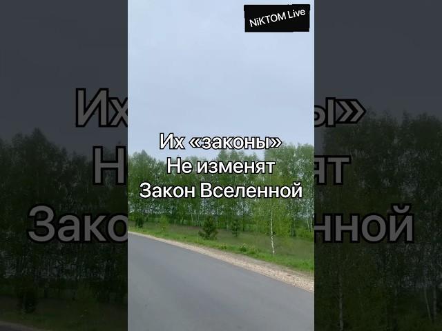Закон Вселенной работает всегда (в отличие от людских законов)