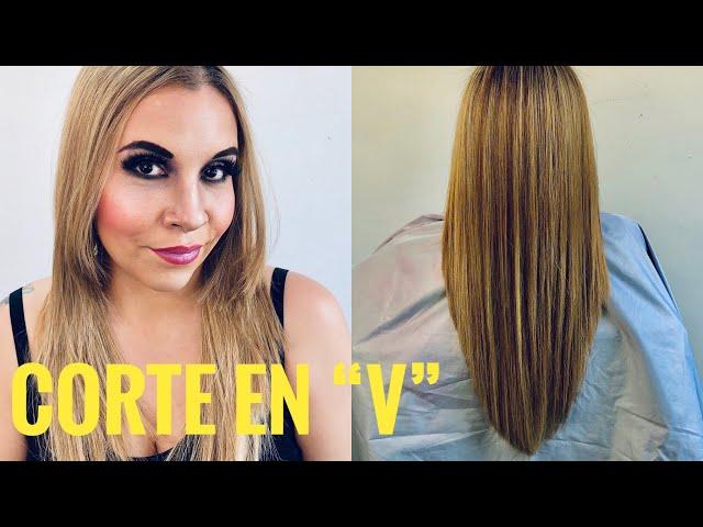CORTE DE CABELLO  EN "V"
