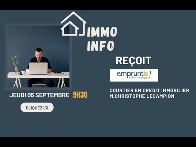 Christophe Lecampion, courtier en crédit immobilier chez Empruntis,