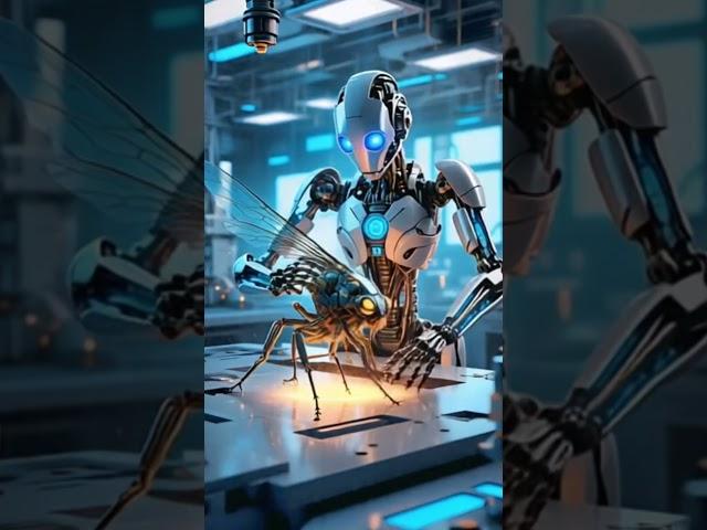 Robot design the fly house